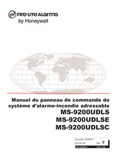 Honeywell FIRE-LITE ALARMS MS-9200UDLS Mode D'emploi