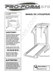 Pro-Form PETL57510 Manuel De L'utilisateur
