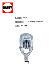 VALERA IONIC COMFORT 613 Serie Mode D'emploi