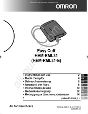 Omron Easy Cuff HEM-RML31-E Mode D'emploi