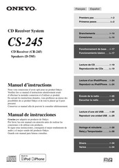 Onkyo CR-245 Manuel D'instructions