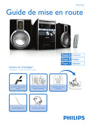 Philips MCM761 Guide De Mise En Route