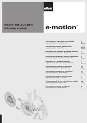Alber e-motion M15 Mode D'emploi