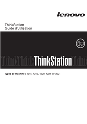 Lenovo ThinkStation 4221 Guide D'utilisation