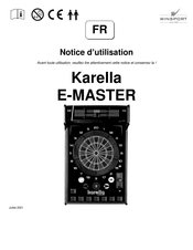 WINSPORT Karella E-MASTER Notice D'utilisation