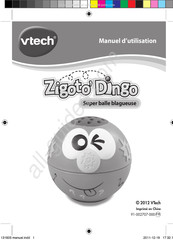 VTech Zigoto'Dingo Super balle blagueuse Manuel D'utilisation