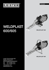 Leister WELDPLAST 605 Mode D'emploi