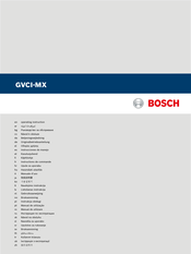 Bosch GVCI-MX Mode D'emploi
