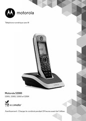 Motorola S2001 Mode D'emploi