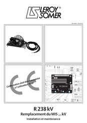 Leroy Somer R 238 kV Installation Et Maintenance