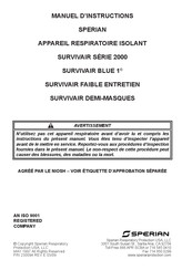 Sperian SURVIVAIR 2000 Serie Manuel D'instructions