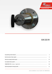 Bühler technologies GAS 222.10 Notice De Montage