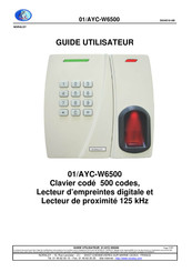 NORALSY 01/AYC-W6500 Guide Utilisateur