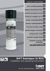 BWT bestaqua 16 ROC Caractéristiques Techniques, Instructions De Montage Et De Service