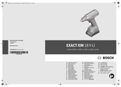 Bosch ANGLE EXACT ION 18 V-LI Notice Originale