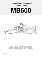 Anova MB600 Instructions Et Manuel D'utilisation