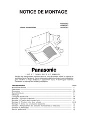 Panasonic FV-11VQL3 Notice De Montage