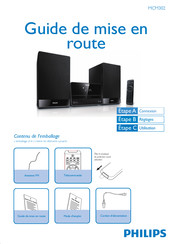 Philips MCM302 Guide De Mise En Route