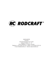 RODCRAFT RHW 1 Manuel