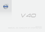Volvo V40 2015 Manuel De Conduite Et D'entretien