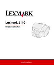 Lexmark J110 Guide D'installation