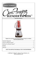 Focus Electrics BACK TO BASICS Chris Freytag BLENDER EXPRESS L5736A Mode D'emploi