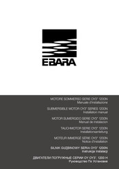 EBARA OYM 100 Notice D'installation