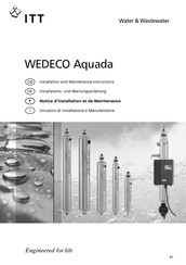 ITT WEDECO Aquada Notice D'installation Et De Maintenance