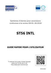 Esse-ti ST56 INTL Guide Rapide Pour L'utilisateur
