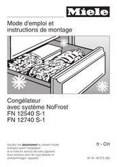 Miele FN 12540 S-1 Mode D'emploi Et Instructions De Montage