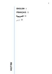 Philips HQT789/00 Mode D'emploi