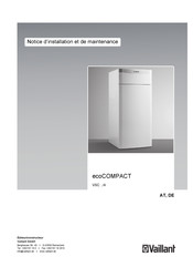 Vaillant ecoCOMPACT VSC 206/4-5 90 Notice D'installation Et De Maintenance