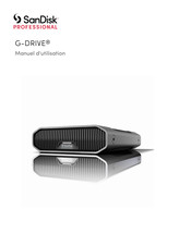 SanDisk Professional G-DRIVE Manuel D'utilisation