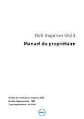 Dell P26F Manuel Du Propriétaire