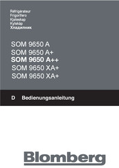 Blomberg SOM 9650 A+ Notice D'utilisation