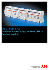 ABB i-bus KNX JRA/S4.24.5.1 Manuel Produit