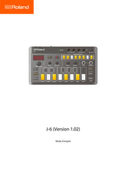 Roland J-6 Mode D'emploi