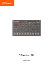 Roland T-8 Mode D'emploi