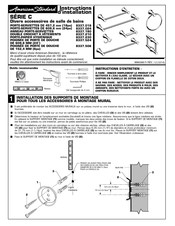 American Standard 8337.210 Instructions D'installation