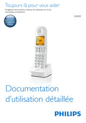 Philips D4050 Documentation D'utilisation Détaillée