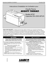 Laars MIGHTY THERM2 MT2P Instructions D'installation Et D'utilisation