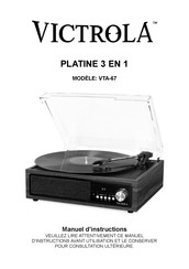 Victrola VTA-67 Manuel D'instructions