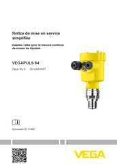 Vega VEGAPULS 64 Notice De Mise En Service