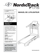 Nordictrack T17.5 Manuel De L'utilisateur