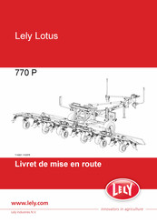 LELY Lotus 770 P Livret De Mise En Route