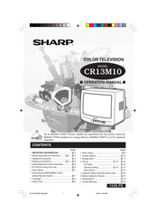 Sharp CR13M10 Mode D'emploi