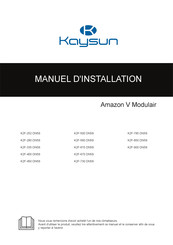 Kaysun K2F-560 DN5S Manuel D'installation