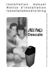 Atag Descale Notice D'installation