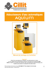 Cillit AQUium 60 bio compact Guide De Montage Et D'entretien