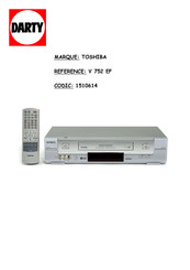 Toshiba V-622EF Mode D'emploi
